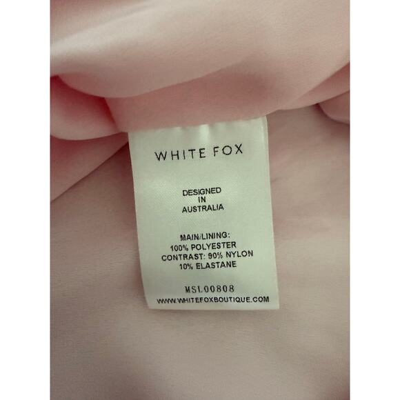 NWT White Fox Boutique Genesis Mini Dress Pink Meadows Size S - Picture 9 of 9